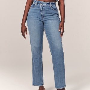 Abercrombie & Fitch 90s straight ultra high rise
